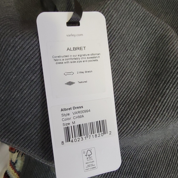 NWT Varley Albret Lounge Sweater Tunic Dress - Picture 10 of 15